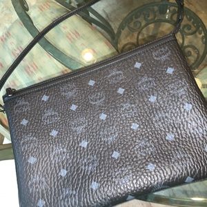 MCM clutch w/ strap